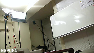 Japanese Bossy Secretary MILF Fucking All Men in the Office