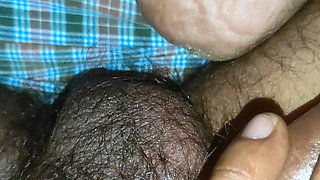 Black hairy cock Oil Massage