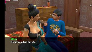 Stepmom Ushabhabhi69 gets railed in a cartoon room