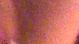 Anal fisting in the gynochair from her perspective