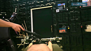 Sheela Sinner Long Nails Oiled Body Tickling Bondage on the Rack Part 2