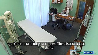 Wild cheating milf gets screwed hard in doctor's office - faux health center