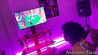 I Was Playing Fortnite and My Stepmother Seduces Me to Fuck Her Sex Doll -tantaly