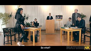 Watch mature slut Gina cheat on her hubby with a gardener and get wild with her lover