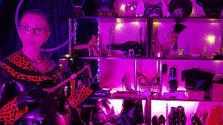 Red Rubber Fetish Femdom Latex Mistress Fetish BDSM Strap Heels Dominatrix