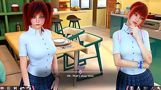 Busty Loveskysan69 shows off her curves in anime style