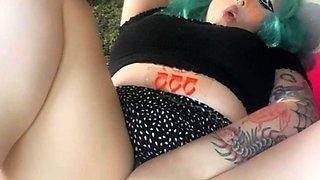 Great Big Boobs On Masturbating Redhead