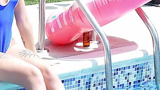 Summer Sex and Creampie with Stepbrother