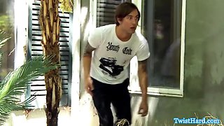 Facialized babe cheats by getting banged