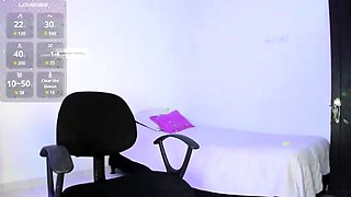 Beautiful wife masturbating show with webcam with toys