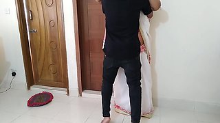 Desi Busty Stepmom Fucked By Stepson While Changing Saree In Hotel Room With Huge Boobs