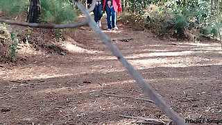 My Stepmother and Stepsister Invite Me to Go on a Trail and Show off Outdoor.