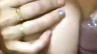 POV Titjob - My Latina Rubs My Cock with Her Huge Tits - Colomperx