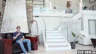 mom stepmom caught stepson jerking off