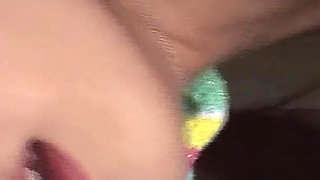 Petite Japanese Babe Gets a Deep Filling in Her Hairy Pussy
