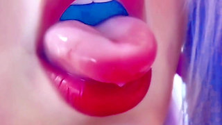 Shion From That Time I Got Reincarnated as a Slime, Does a Perfect Deepthroat with Your Long Penis and Will Swallow All Your Cum