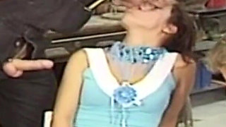 German Pussy Getting Destroyed by Huge Rods