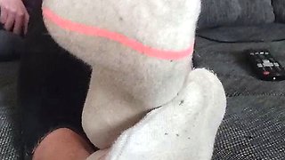 Milf school principal having a foot fetish in her office