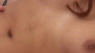 Asian Girl with Big Tits Perfect Body Fucks and Swallows Cum