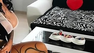 Smoking Dominant Woman In Lingerie