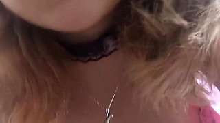 Gentle homemade striptease and wild masturbation. Close-up