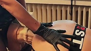 Adelina Noir Hardcore Pegging and Strapon with Fistzilla