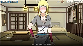 Naruto trainer Dinaki in a wild anal scene with Samui and Ino by Loveskysan69real