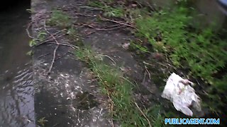 PublicAgent: Outdoor blowjob and fucking with young Czech babe