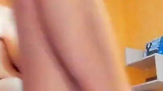 Myla_angel Home Alone Performs Hot, Wet and Horny Slow Dildo Masturbation!