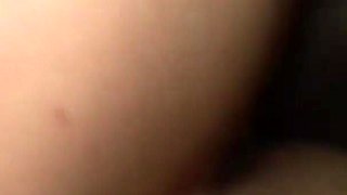 Big ass brunette fucked and sprayed from his BBC