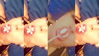 Asherah's naughty tease with her plump curves