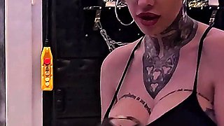 Miss Alessa Milanos Racked Toilet Slave Swallow Fresh Pee