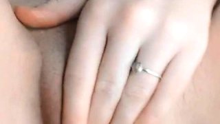 blonde teen pregnant girl has her pussy masturbated