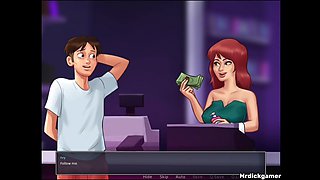 Summertime Saga Hot Sex with My Stepsisters When My Stepmom Is Out with Her Boyfriend