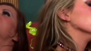 Two Big Tits Girlfriends Chill by the Pool and Then Deepthroat Two Big Black Cocks.