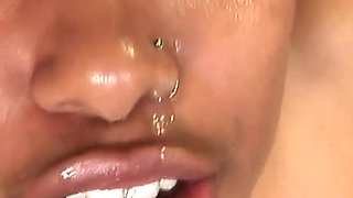 Amateur Bukkake Blowbang with Hot Interracial Teens