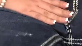 Sexy BBW serves up milk & cookies before fucking the neighbor