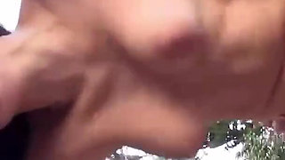 Busty Japanese Babe Fucked in the Mountains