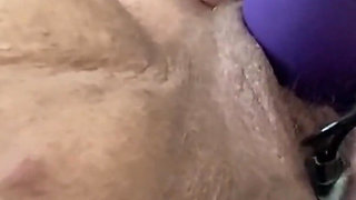 Pushing Bids in My Pussy Stimulating My Clit with Electric Wand