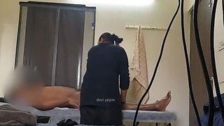 Caught in the Act: Happy Ending Massage with a Blowjob Twist