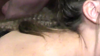 Interracial Bukkake Party with Two Hot UK Babes