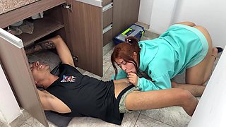 Young Latina Charms with Innocent Homemade Blowjob Bliss