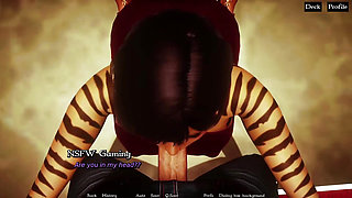 Furrhouse Chapter 16 Part 1 - Ball Draining Deepthroat by Monster Girl (no Voiceover)