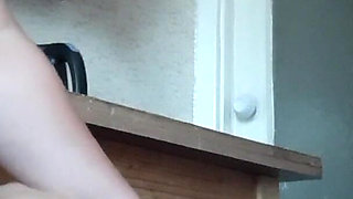 While My Stepsister Was Washing the Dishes, Her Girlfriend Was Licking My Pussy Under the Table