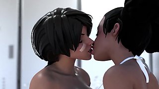 HENTAI SEX SCHOOL - Hentai Students Fuck In Public & Lesbian Scissor In Private Locker Room!
