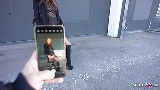 GERMAN SCOUT - Ass fuck Lovemaking Casting for Emma