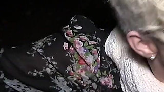 Mature British Slut in a Fur Coat Drives Out Into the Night to Become a Dogging Slut