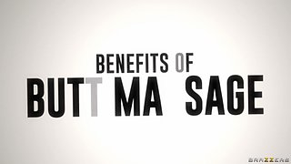Benefits Of Butt Massage With Van Wylde, Keiran Lee, Kayley Gunner, Caitlin Bell - Brazzers