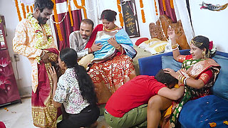 Desi New Weeding Group Sex
