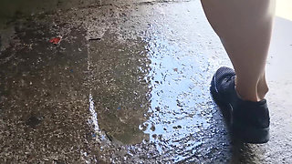 Hot Squirting Sex in Outdoor Place